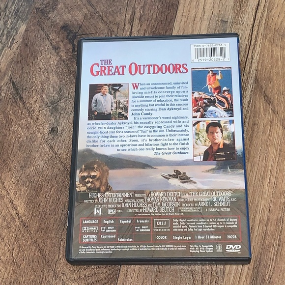 Vintage oop “The Great Outdoors” Dvd - Picture 2 of 2